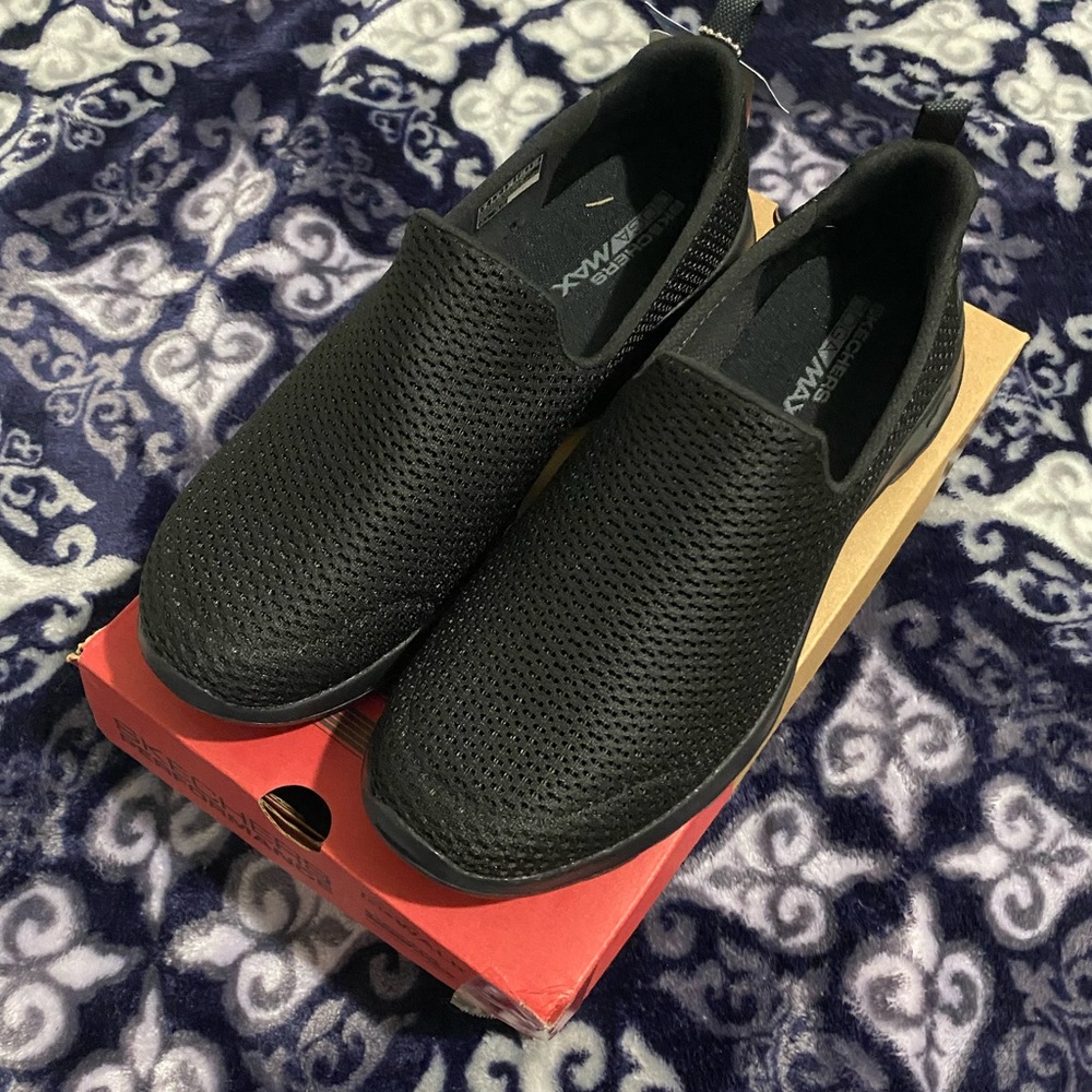NWT Size 8 Women’s Skechers GoWalk Joy sneaker. 1 black pair and 1 taupe pair.